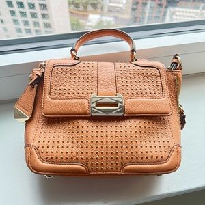Rebecca Minkoff Light tan Satchel Genuine Leather cross body bag.